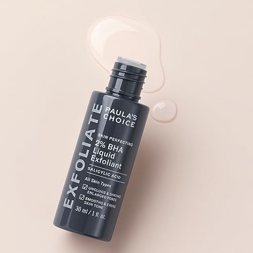 Paula's Choice SKIN PERFECTING 2% BHA Liquid Exfoliant - Facial Peeling with Salicylic Acid - Reduces Pimples, Blackheads & Whiteheads - Combination Skin and Oily Skin - 30 ml