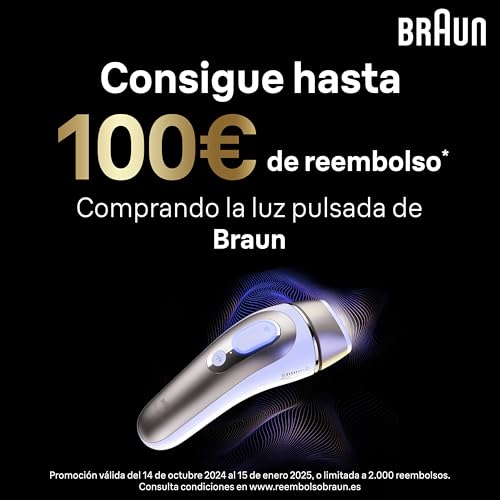 Braun Silk-expert Pro 5 – Luz Pulsada para Reducción Permanente del Vello en Casa