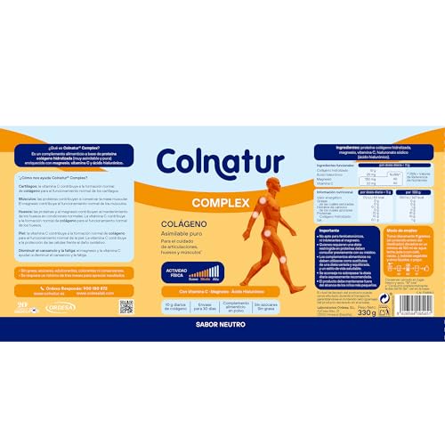Colnatur Complex Neutral | 330g | Collagen with Magnesium and Vitamin C for Muscles and Joints