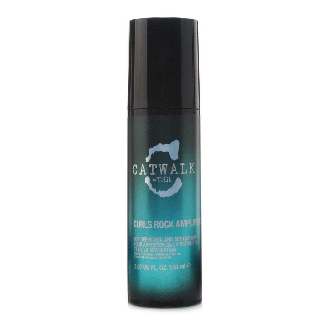 Curls Rock Amplifier TIGI Catwalk - Crema Definidora para Rizos Perfectos y Ondas Naturales, 150 ml