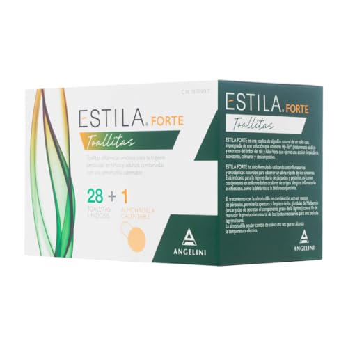 Estila Forte Toallitas Unidosis y Almohadilla Calentable - 28 Unidades