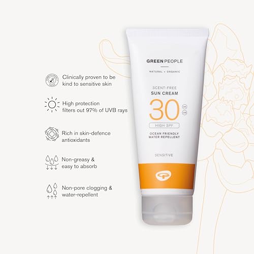 Green People Loción Solar Orgánica SPF30 Sin Aroma - 200ml