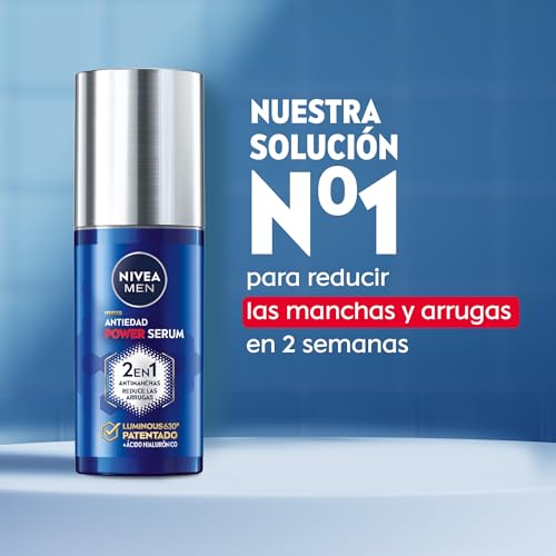 NIVEA MEN Power Pack Crema + Sérum Antiedad 2 en 1 con FP30