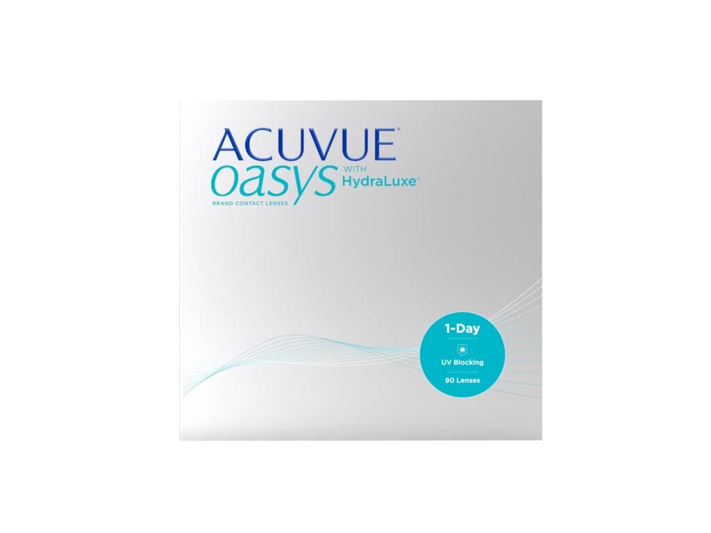 ACUVUE® OASYS 1-DAY with HydraLuxe™ technology - Daily Replacement - UV protection - 90 lenses