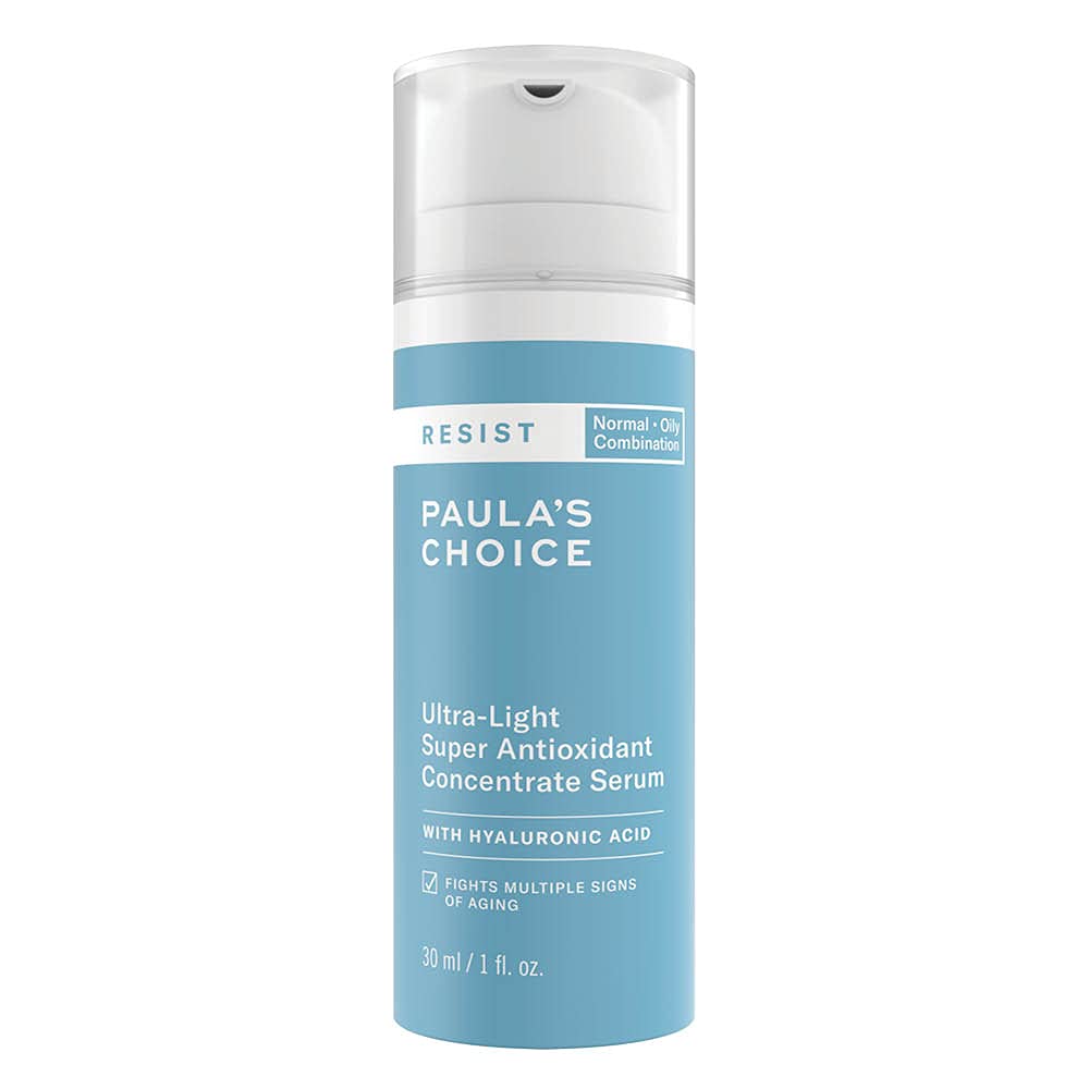 Paula's Choice RESIST Ultra-Light Antioxidant Anti-Aging Serum - Facial Treatment Reduces Dilated Pores - with Niacinamide & Hyaluronic Acid - Combination to Oily Skin - 30 ml