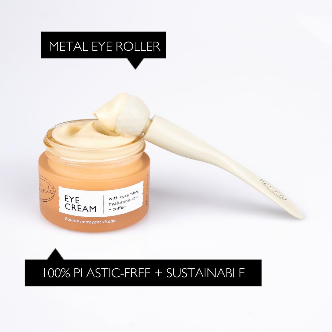 UpCircle Rodillo de Ojos – Reduce Hinchazón y Ojeras, Vegano y Sostenible