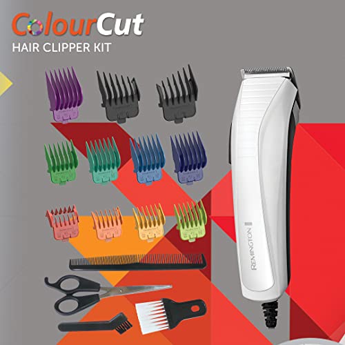 Remington ColourCut Cortapelos con Cable y 9 Peines - HC5035