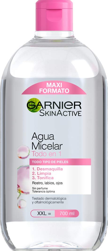 Agua Micelar Garnier Skin Active Todo en Uno - Formato Maxi 700ml