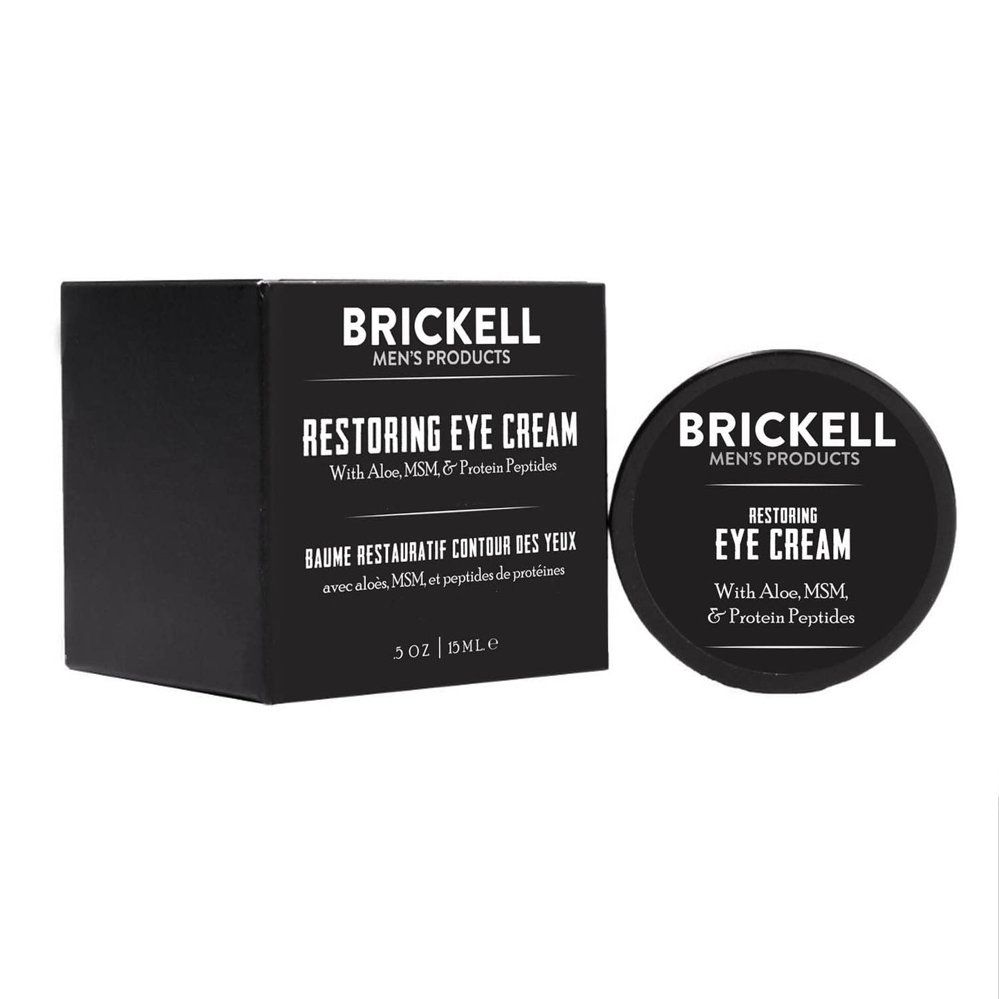 Brickell Crema para Ojos Antienvejecimiento – Reduce Hinchazón y Ojeras (15 ml)