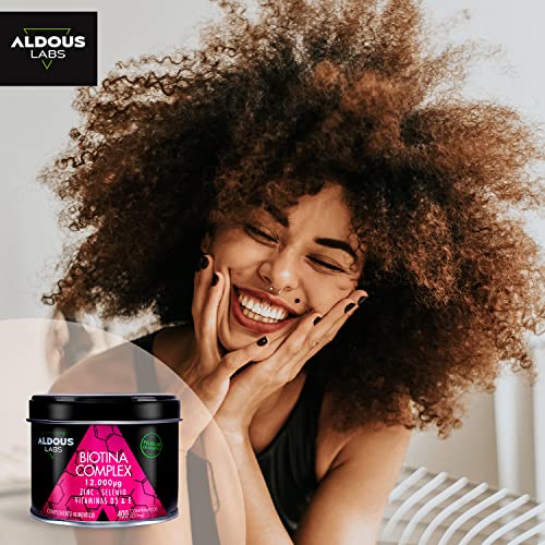 Biotin + Zinc + Selenium - 400 Tablets 12,000 mcg (1+ Year Supply) - Hair Vitamins - Biotin for Hair, Strengthens Skin and Nails - With Vitamin D3 and E - No Additives