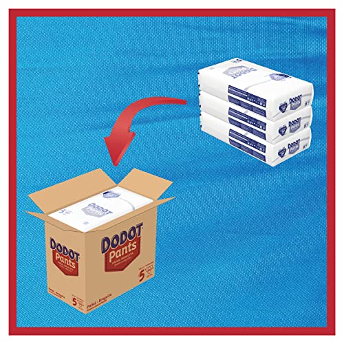 Dodot Bebé Pants Talla 5 (12-17 kg) - 180 Pañales Ajuste 360°