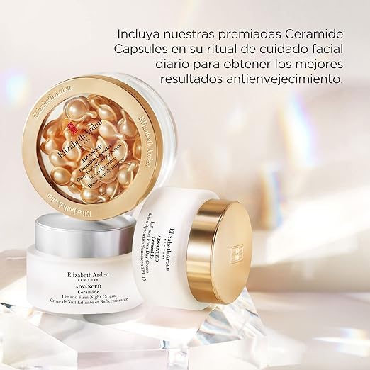 Elizabeth Arden - Advanced Ceramide Lift and Firm, Day Face Cream with SPF 15, with Ceramides, Anti-Aging Action, Firms, Moisturizes and Smoothes the Skin, Nourished and Defined Skin - 50 ml