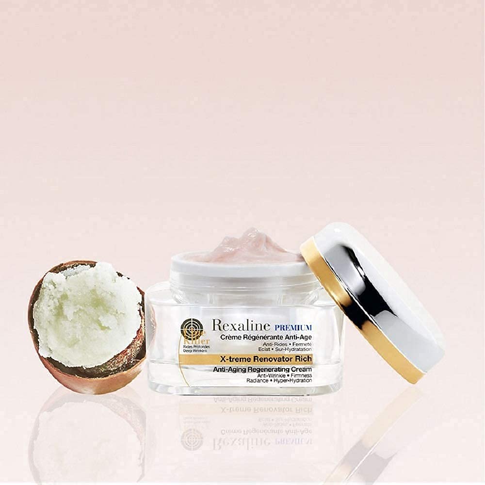 Rexaline - X-treme Renovator Rich - Anti-aging regenerating cream - Hyaluronic acid anti-wrinkle cream - Nourishing and soothing - Moisturizing facial treatment - Dry skin - Cruelty free - 50ml