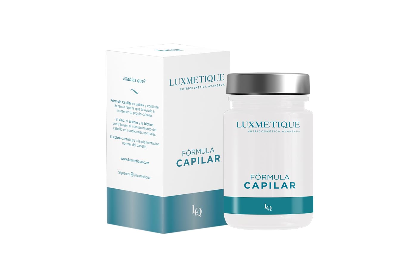 Luxmetique Fórmula Capilar - Nutricosmético para Cabello Saludable
