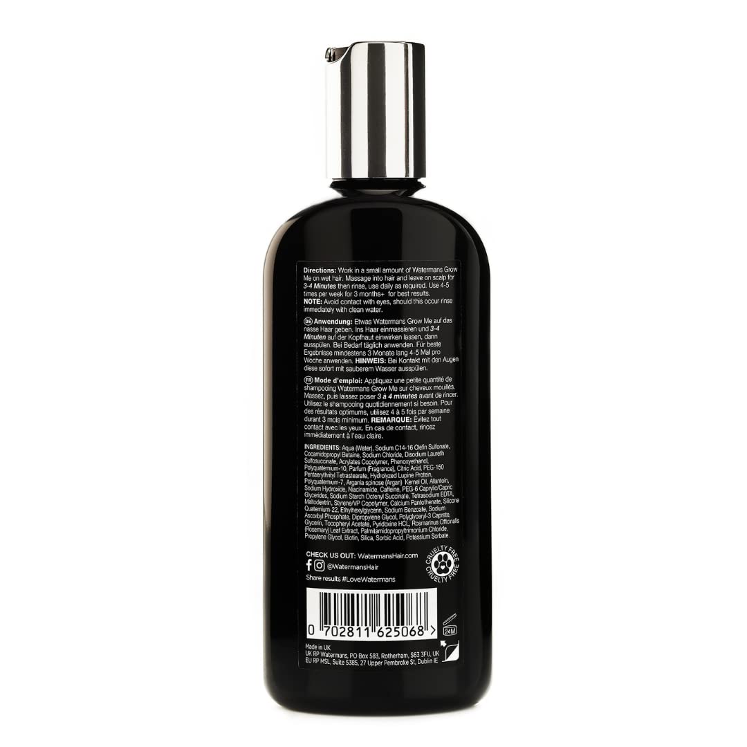 Watermans Grow Me – Champú para Crecimiento y Fortalecimiento Capilar