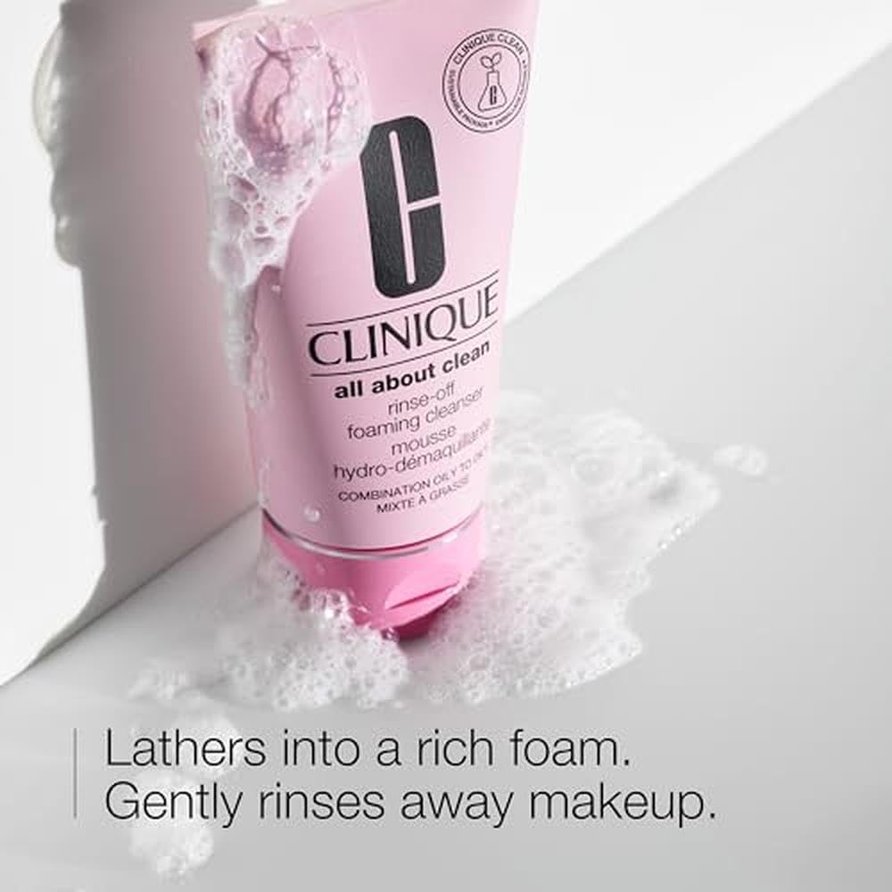Clinique Rinse-Off Foaming Cleanser – Desmaquillante Espumoso de Alta Calidad (150 ml)
