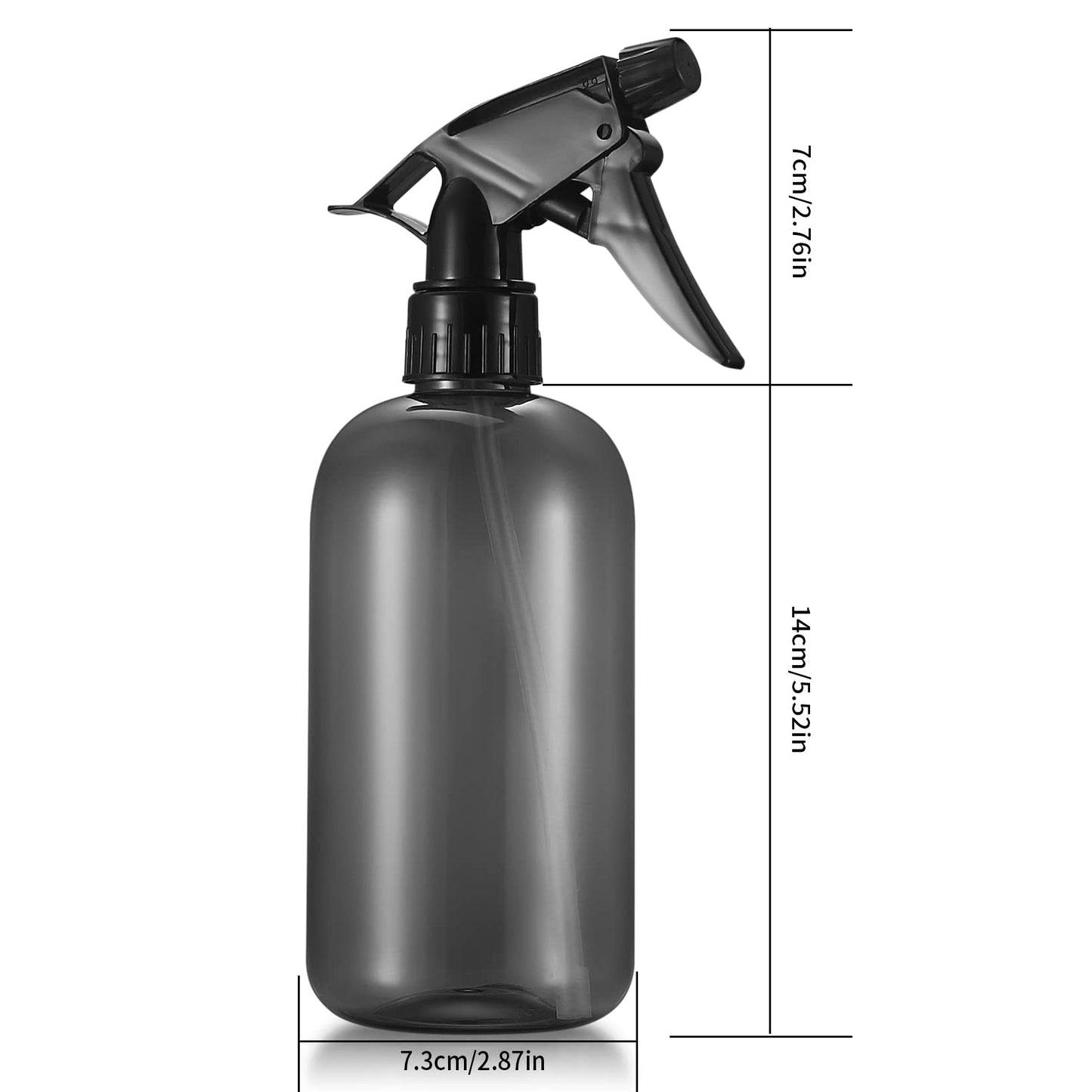 MMDBD 3 Botellas de Spray 500ml - Pulverizador Reutilizable y Ajustable