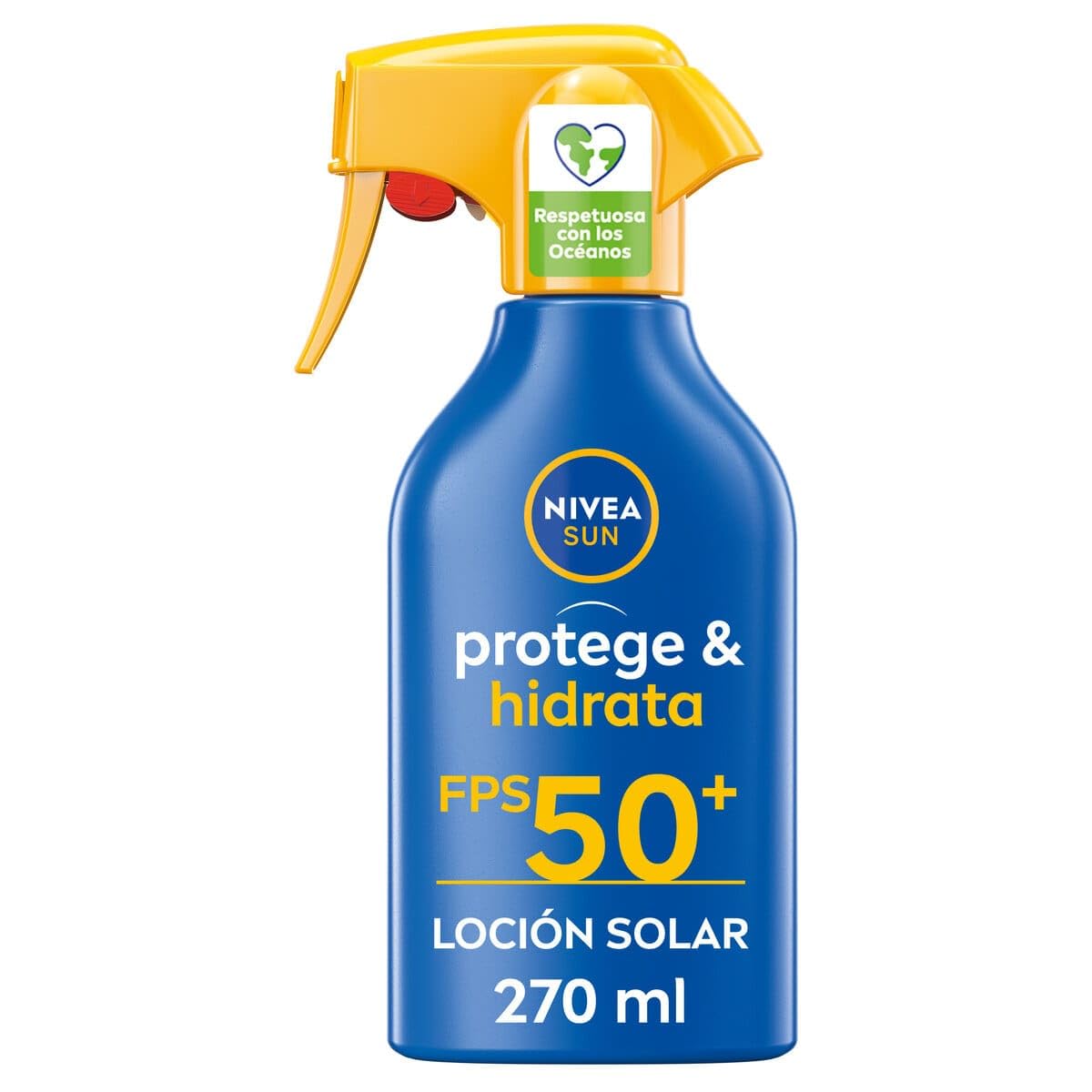 NIVEA SUN Protect & Hydrate Sun Spray SPF50+ (1 x 270 ml), moisturizing and water-resistant protector with UVA/UVB protection, very high sun protection in spray format