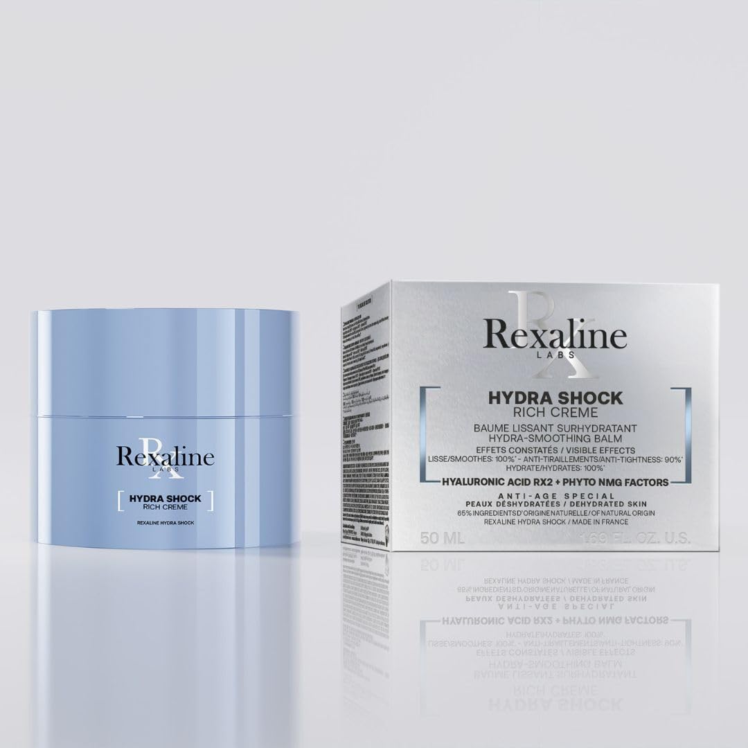 Rexaline Hydra-Dose Rich - Crema Hidratante Antiedad con Ácido Hialurónico