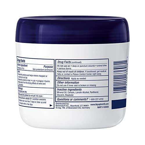 Aquaphor 46226 Healing Ointment, Skin Protection, 14 oz