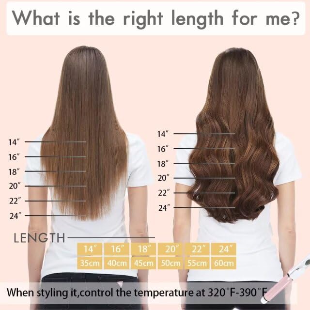 YDDM Extensiones Adhesivas Pelo Natural – 45 cm, 40 g, Negro Natural 1B#