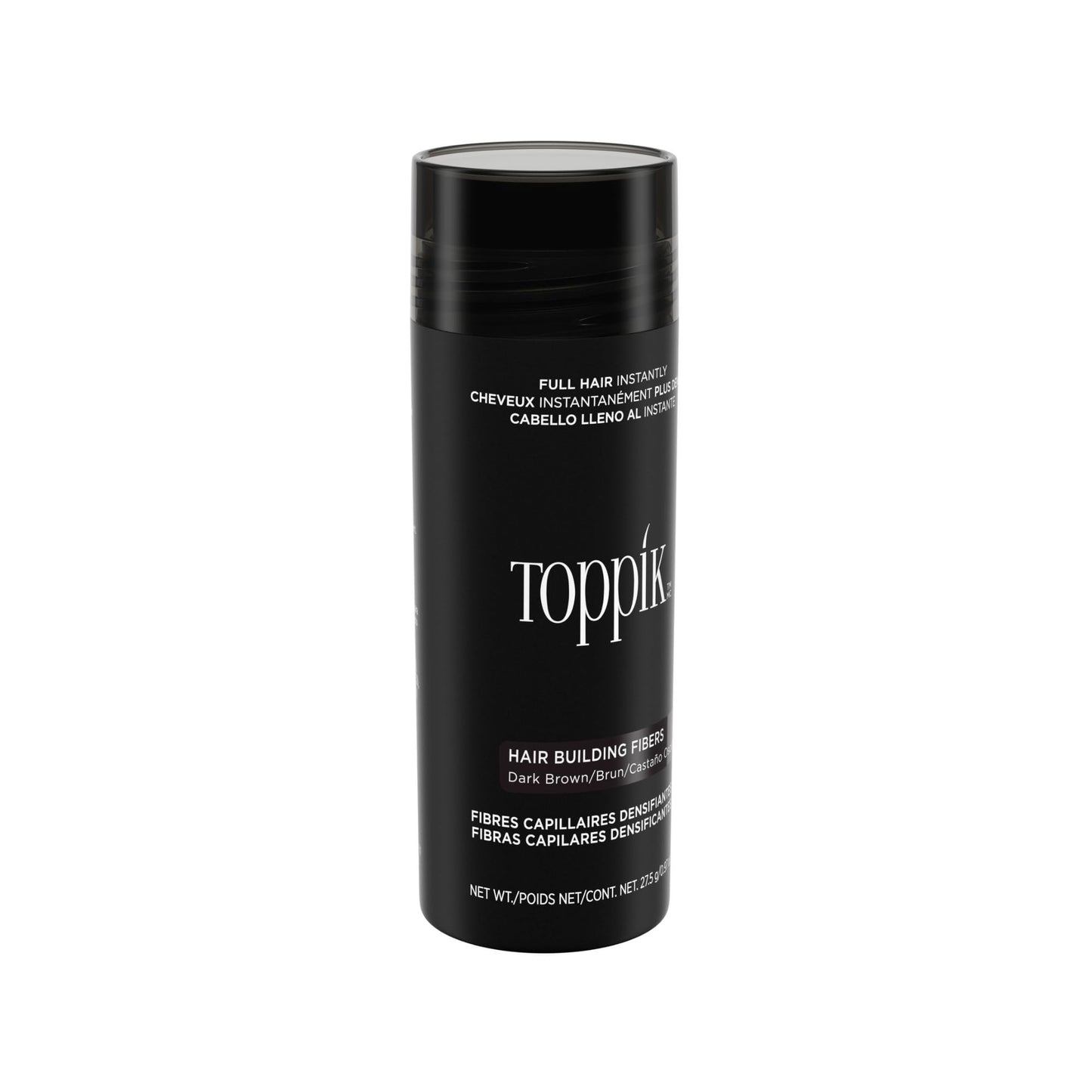 Toppik Fibras Capilares Castaño Oscuro, 27,5 g – Más Densidad al Instante