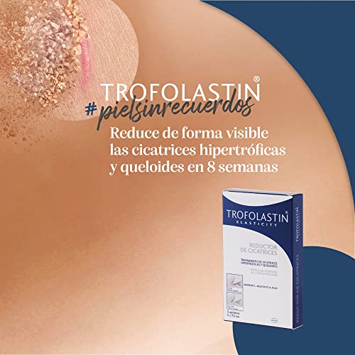 Trofolastin - Reductor de Cicatrices Hipertróficas y Queloides, 5x7,5 cm, 5 Uds