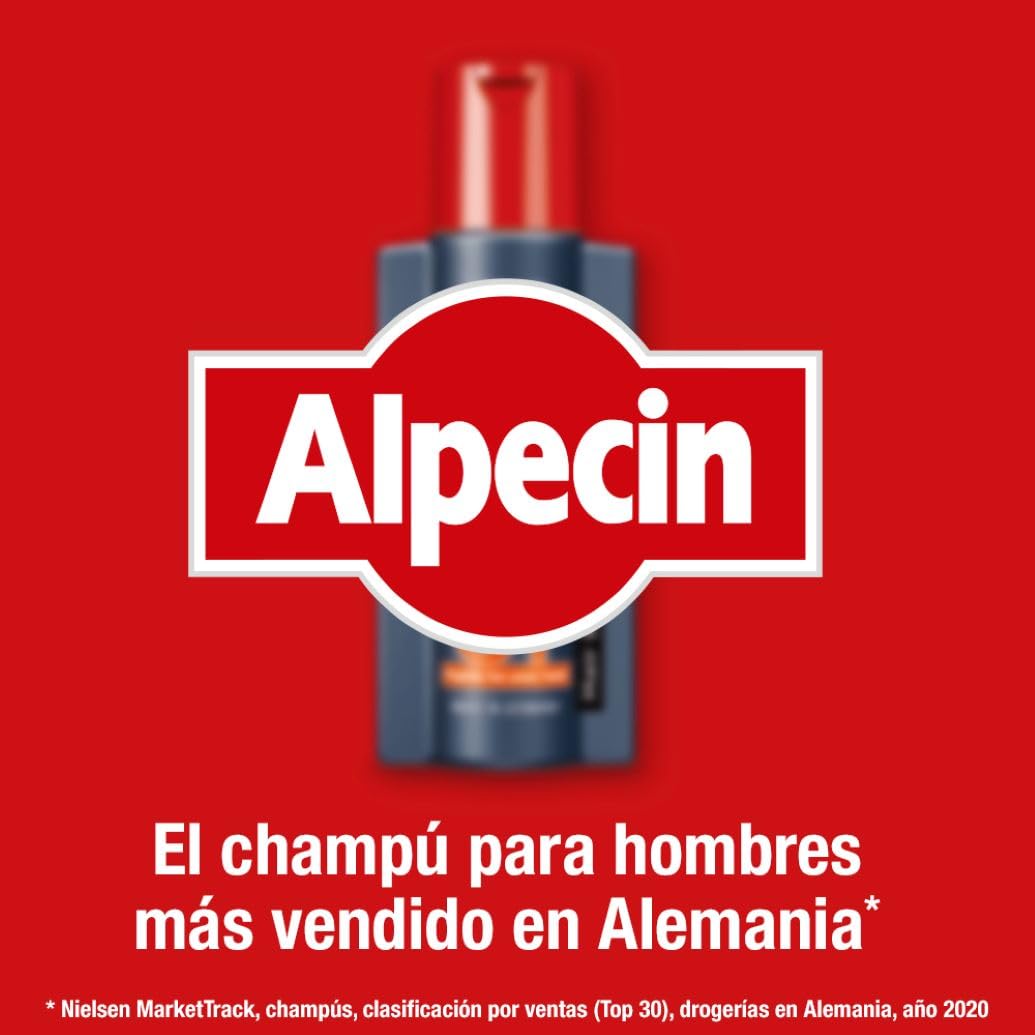 Alpecin Caffeine Shampoo C1 2x375ml - Champú Anticaída Hombre