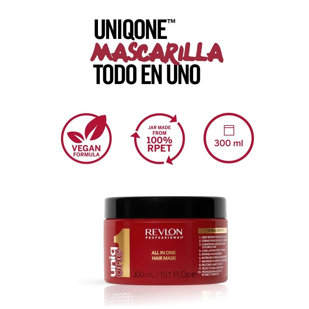 Revlon Professional UniqOne Mask - Mascarilla Capilar Todo en 1, 300 ml