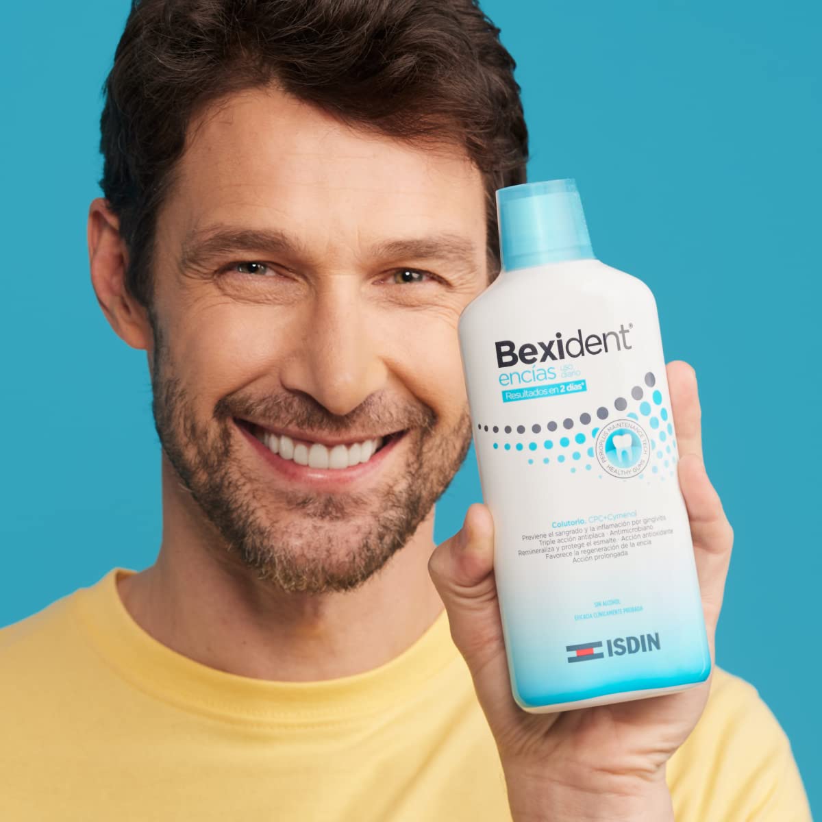 ISDIN Bexident Encías Colutorio Uso Diario CPC + Cymenol, Pack 2x500ml