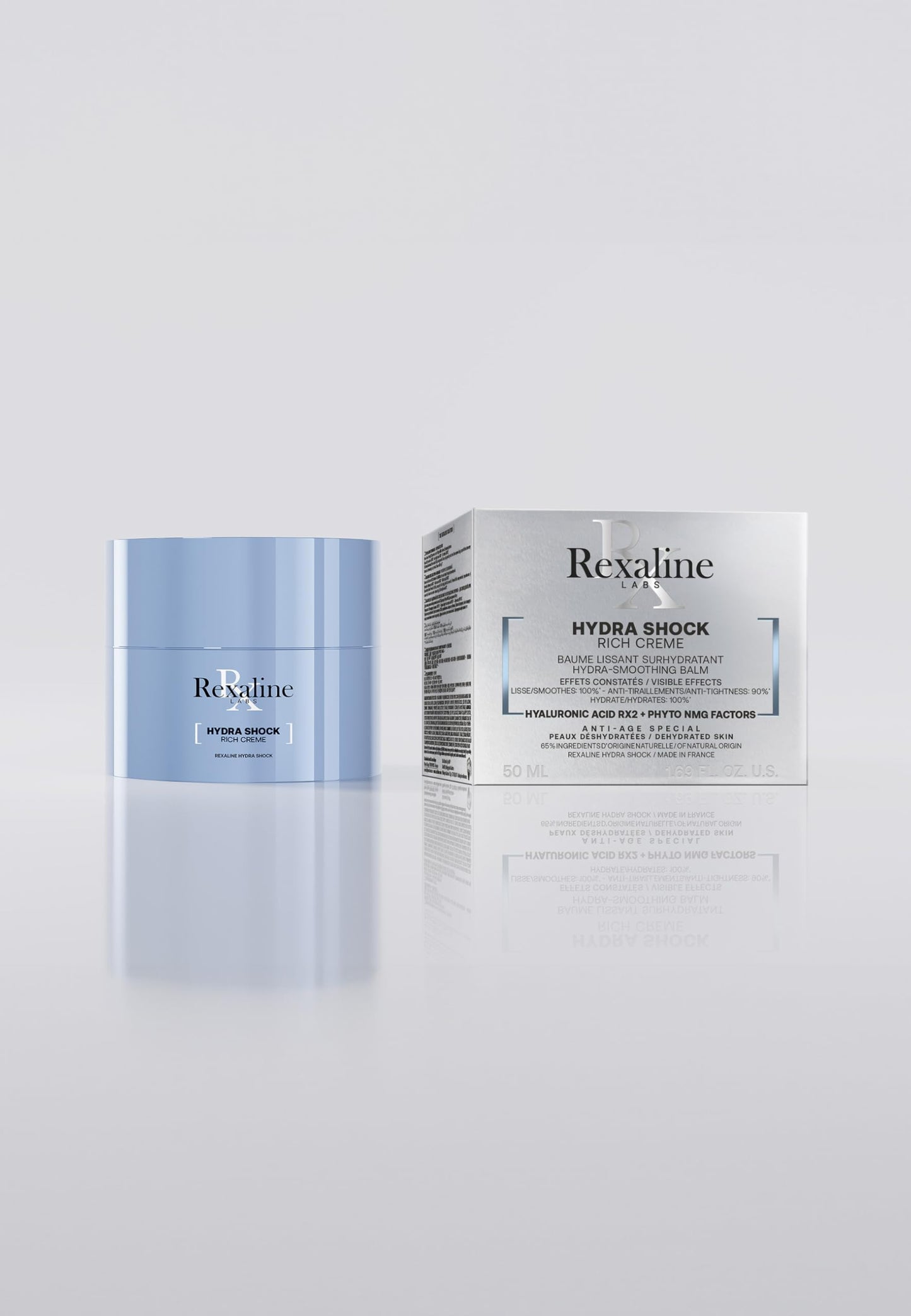 Rexaline Hydra-Dose Rich - Crema Hidratante Antiedad con Ácido Hialurónico