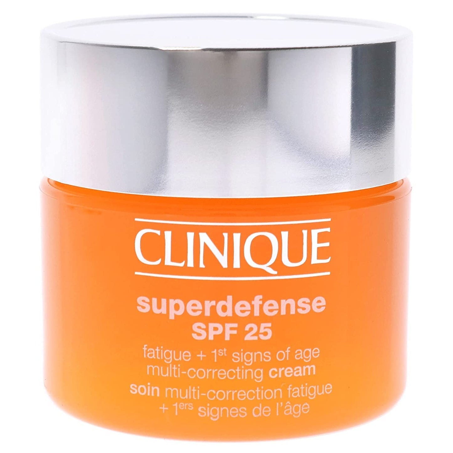 Clinique Superdefense SPF 25 – Crema Facial Antiedad para Piel Seca (50 ml)