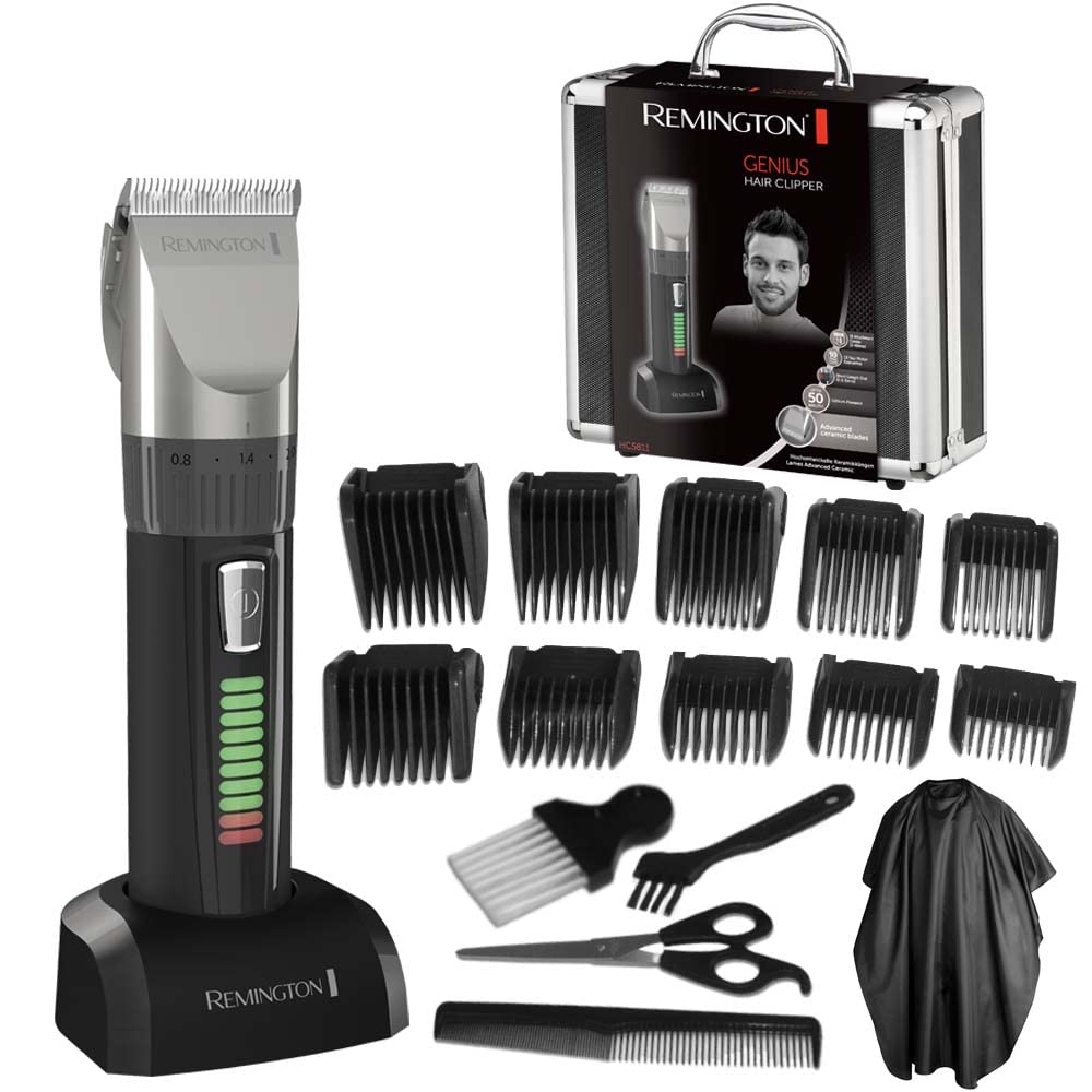 Remington Genius HC5811 - Máquina Cortar Pelo Inalámbrica con Cuchillas Cerámicas