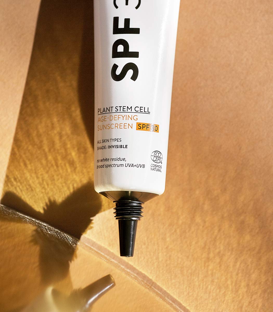MÁDARA Anti-Aging Facial Sunscreen SPF30, 40ml. Tinted Mineral Sunscreen, Broad Spectrum UVA/UVB, Reef Safe, No White Cast. COSMOS Natural Certified