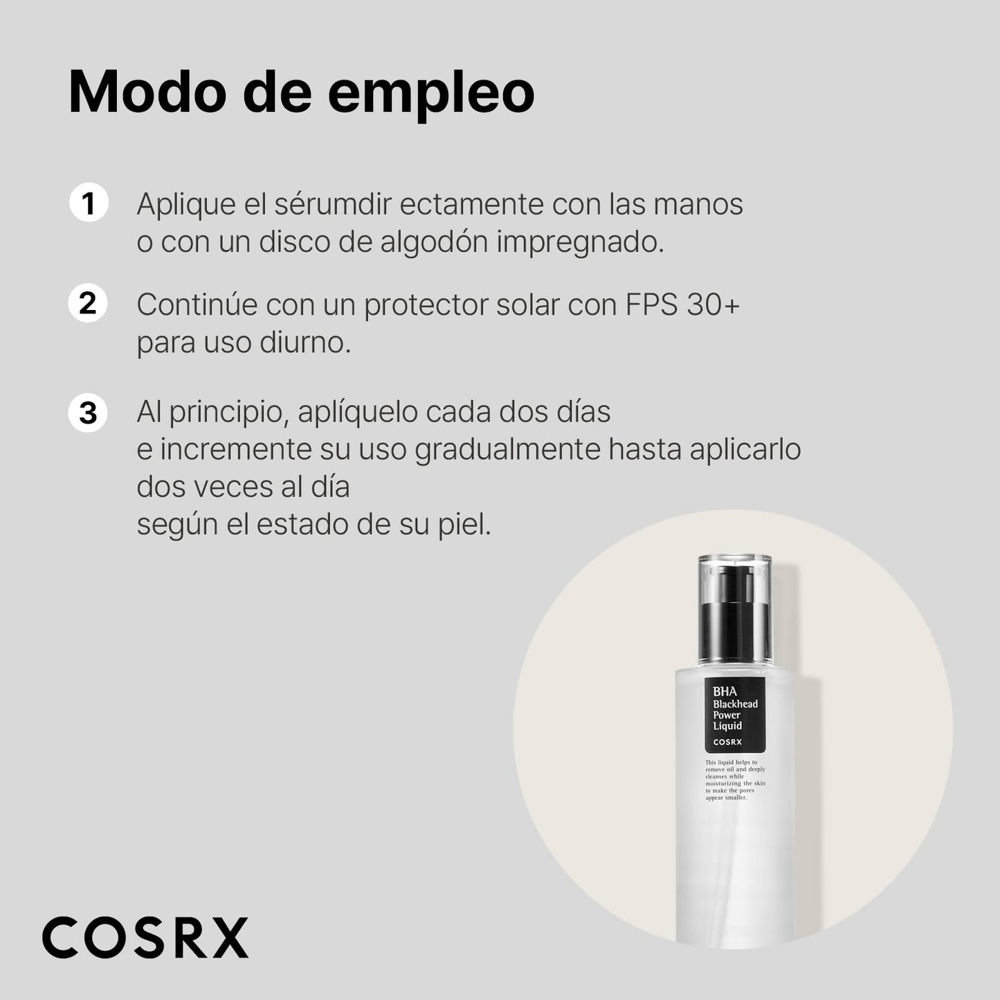 COSRX 100ml Blackhead Remover Liquid BHA 4%, Congested Pores Disappear, Betaine Salicylate, Hypoallergenic, Dermatologist Tested, Cruelty Free, Paraben Free, Sulfate Free