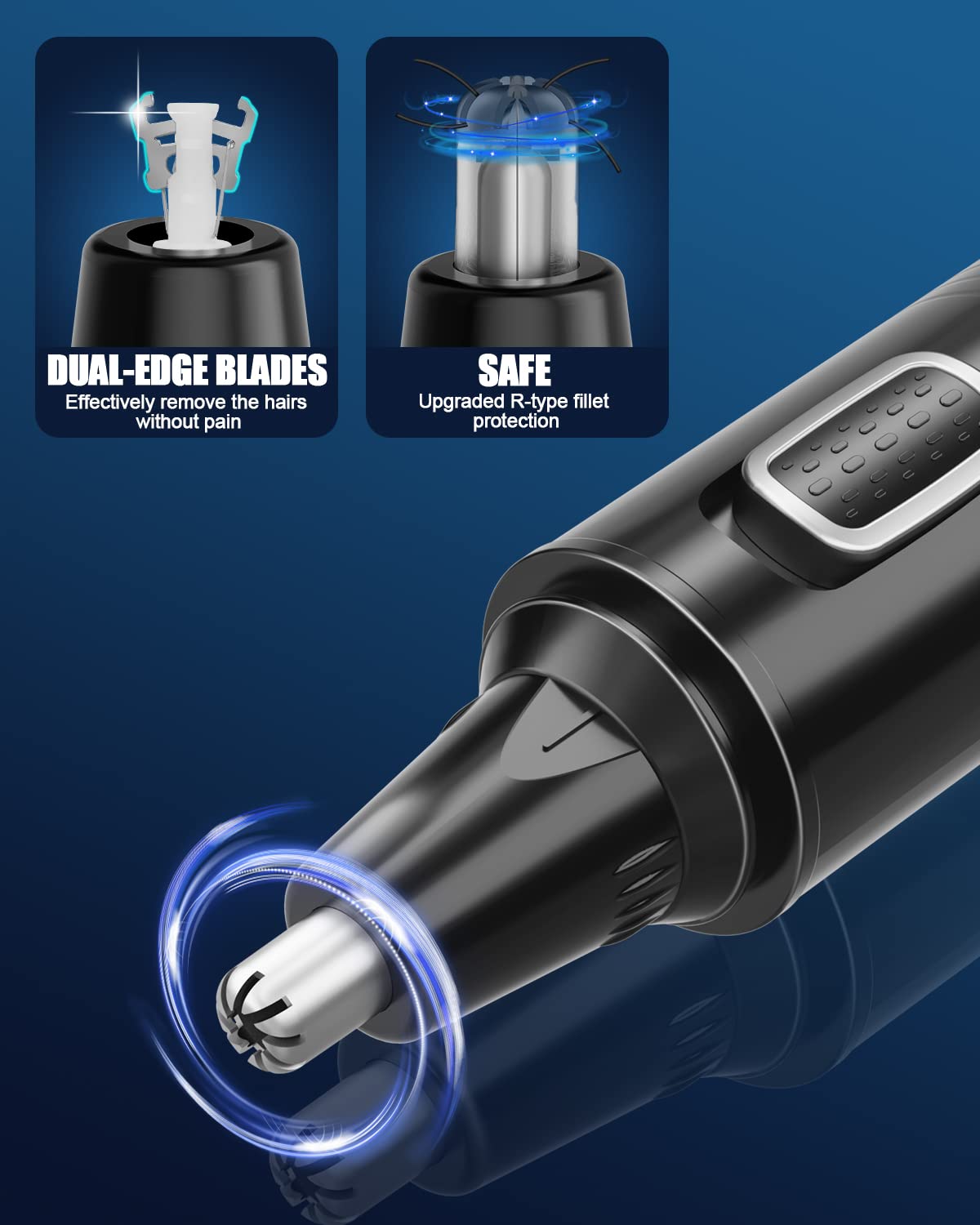 Cortapelos Nariz y Orejas 3 en 1 Recargable USB - FUNHEE