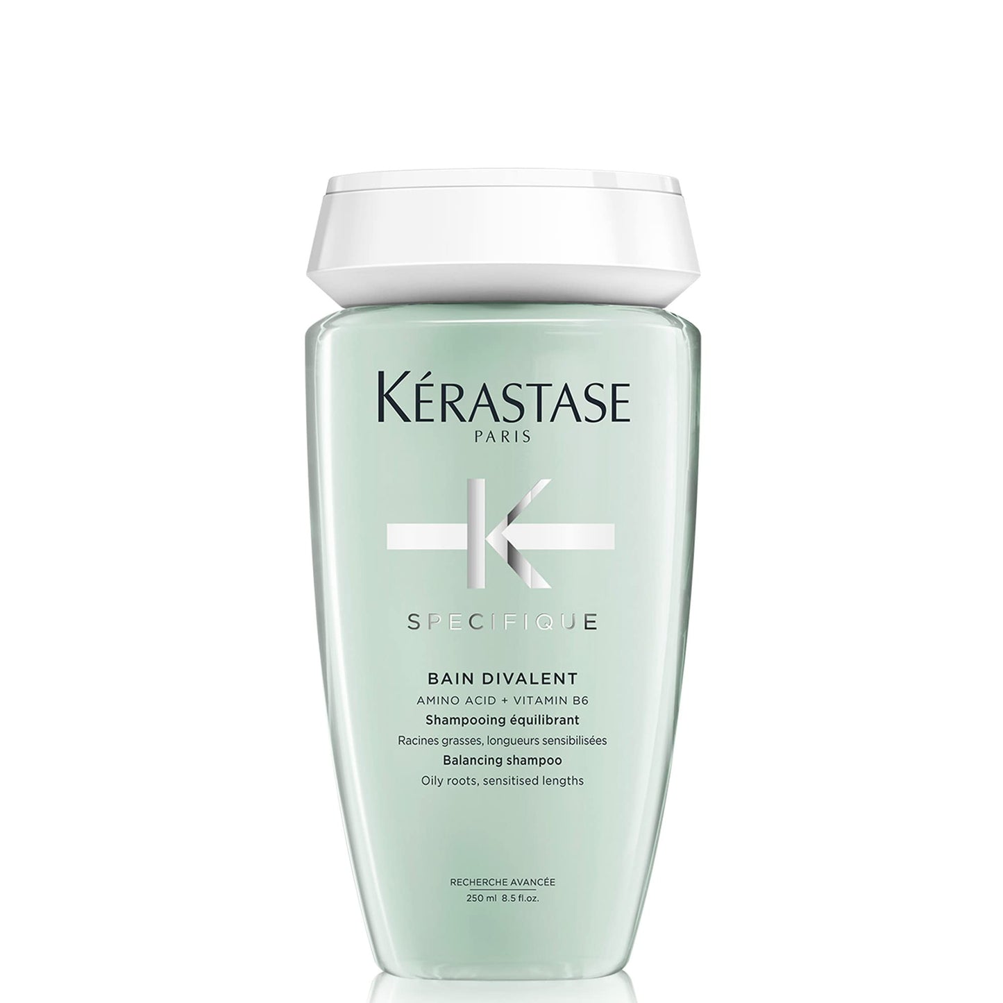 Kérastase Spécifique, Detangling Balancing Shampoo, For Oily Roots and Sensitive Hair, Bain Divalent, 250 ml