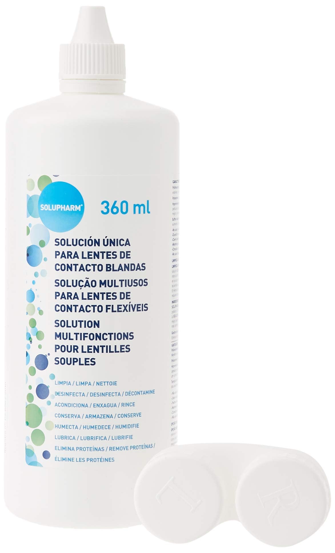 Solupharm Solución Única para Lentes de Contacto Blandas - Pack 2x360ml
