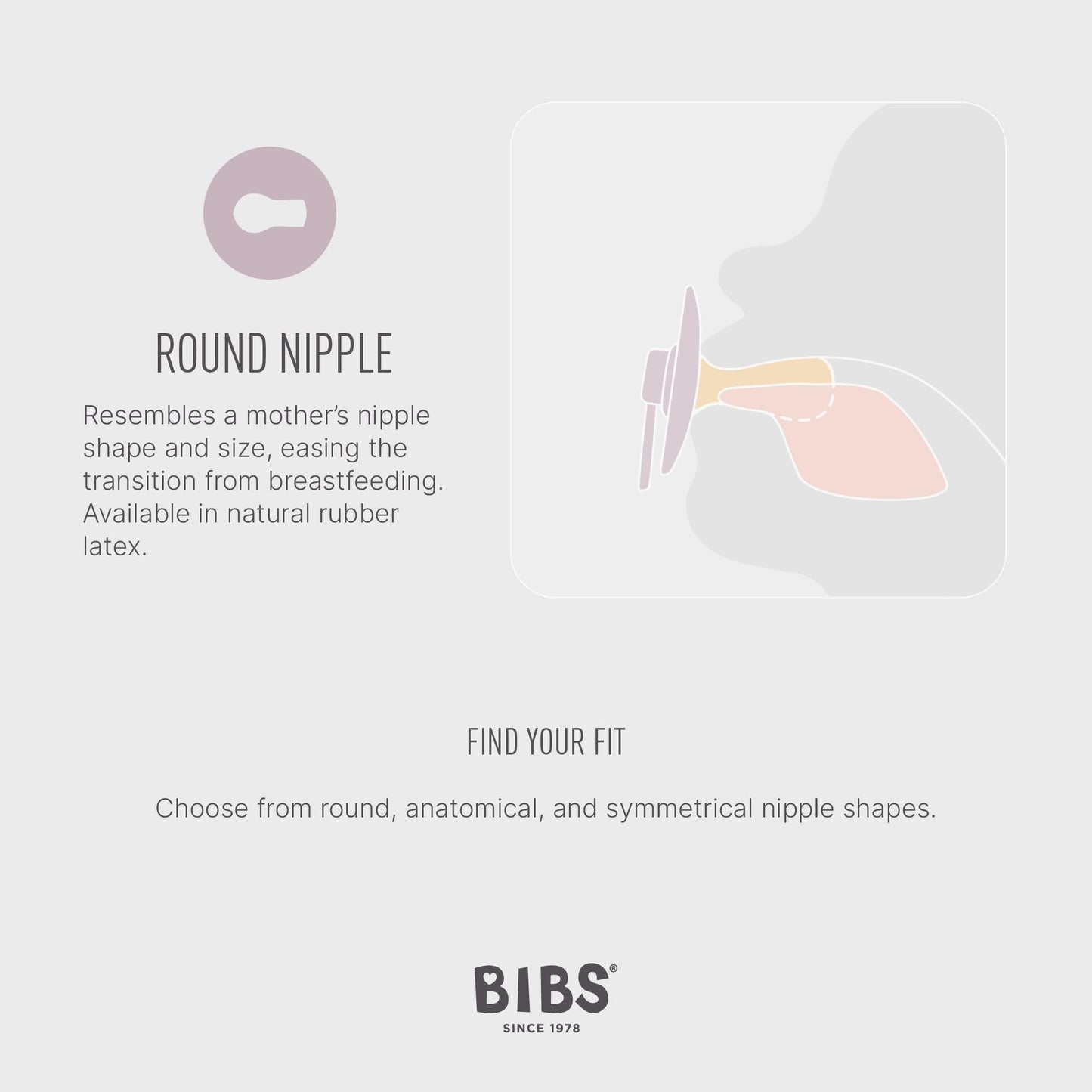 Paquete de 2 Chupetes Bibs NIGHT Talla 3 (18+ meses) - Blush/Vanilla