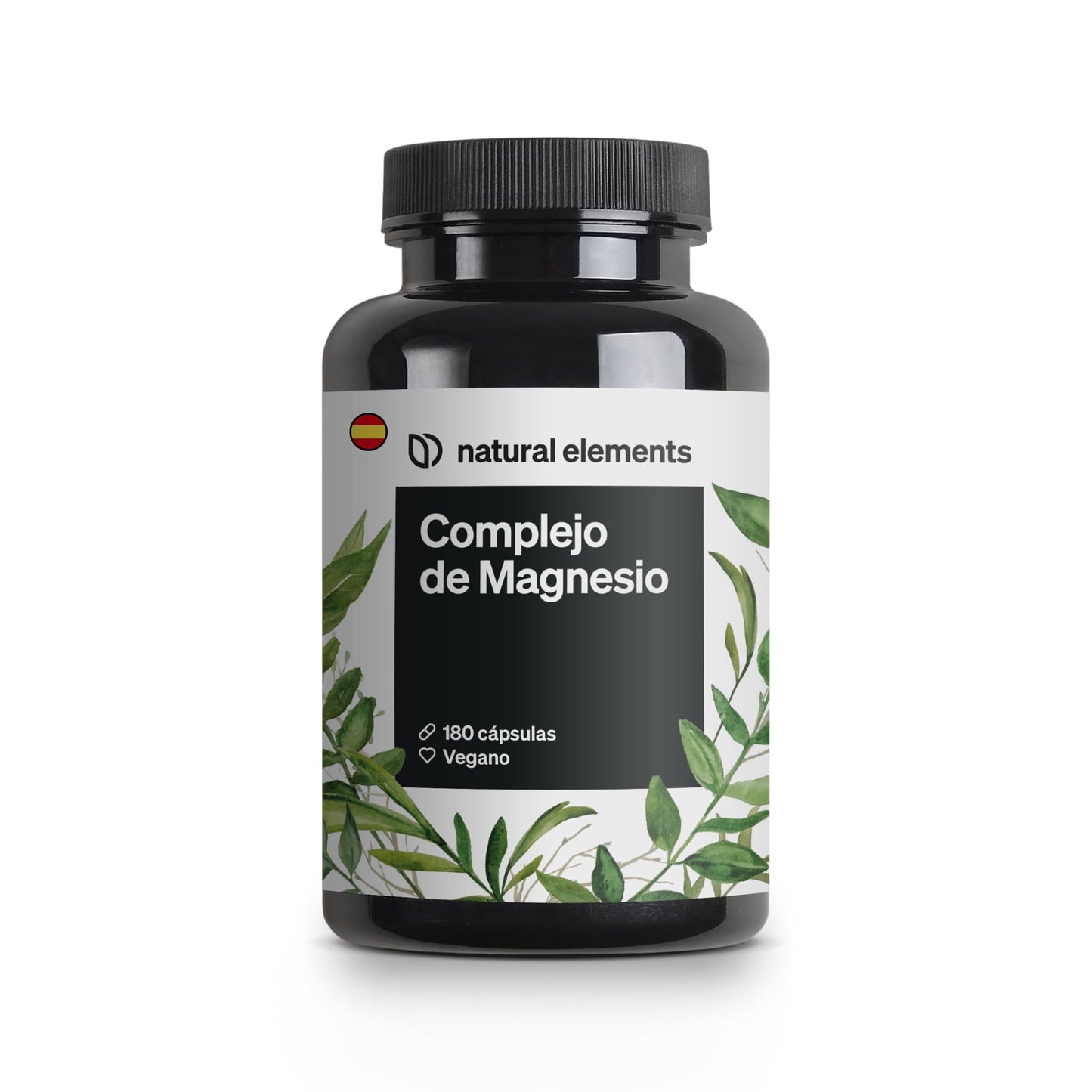 Magnesium Complex – Premium: 5 compounds – citrate + bisglycinate + magnesium oxide – 400mg per daily dose – Laboratory tested, vegan