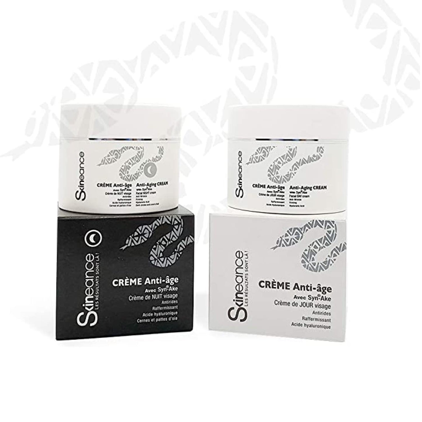 SKINEANCE - Snake Venom Night Cream - Anti-Aging Actives - Reduces Expression Lines, Fine Lines, Puffiness and Dark Circles - 50 ML