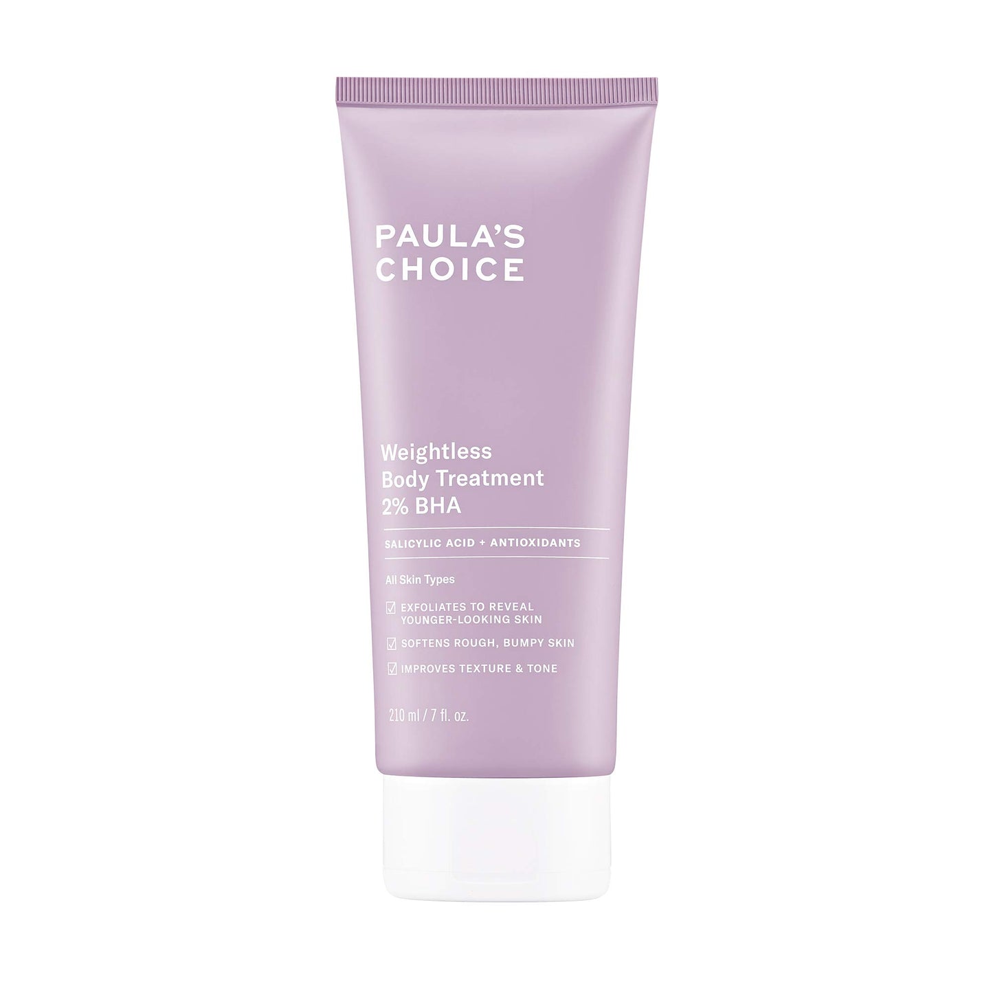 Paula's Choice 2% BHA Exfoliating Body Cream - Gently Exfoliates - Reduces Red Spots, Rough Skin or Blemishes - with Salicylic Acid - All Skin Types - 210 ml