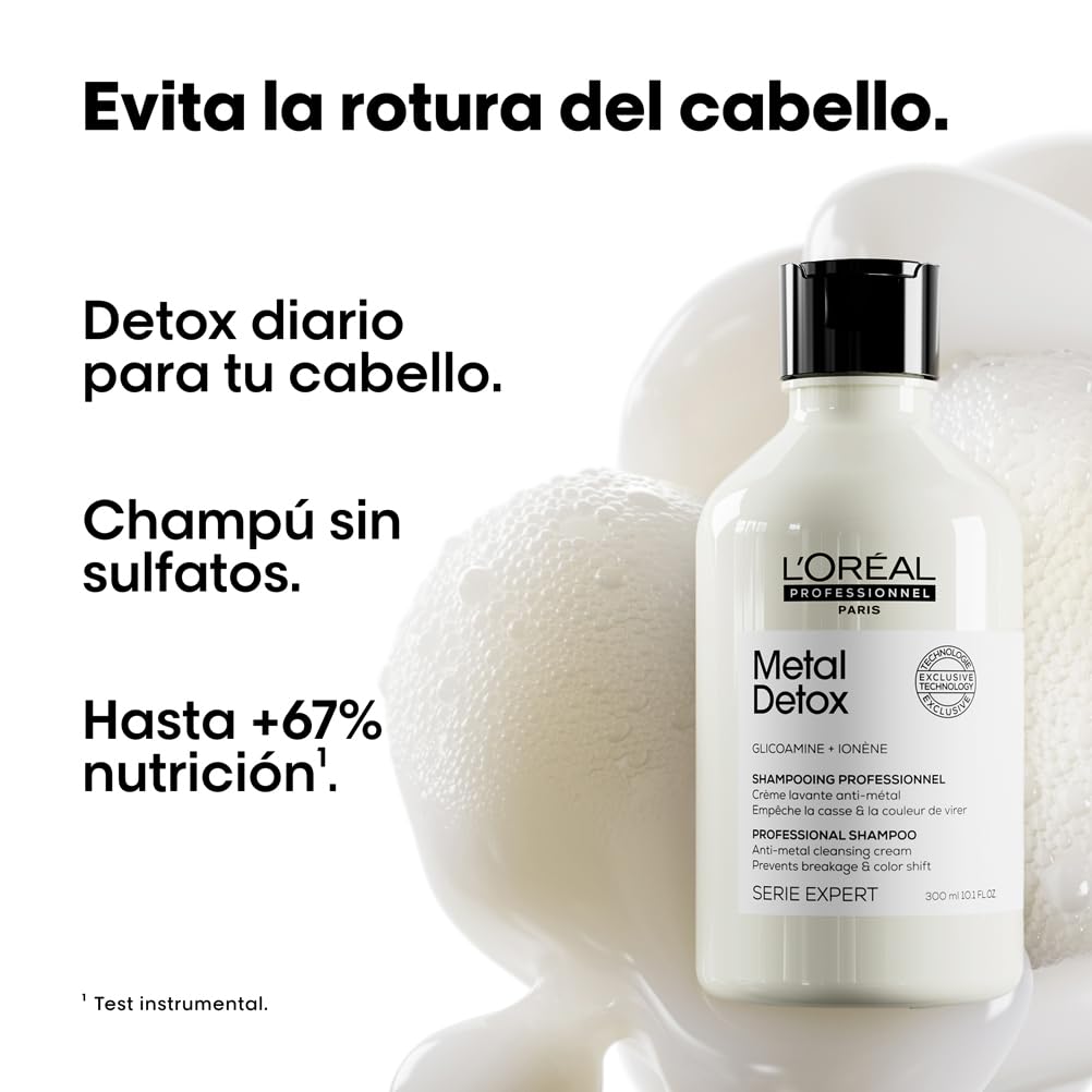Champú Metal Detox Sin Sulfatos - L'Oréal Professionnel 300 ml