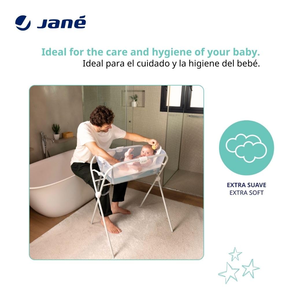 Jané Esponjas Hidrófilas para Recién Nacidos, 2 Unidades, Suaves y Naturales