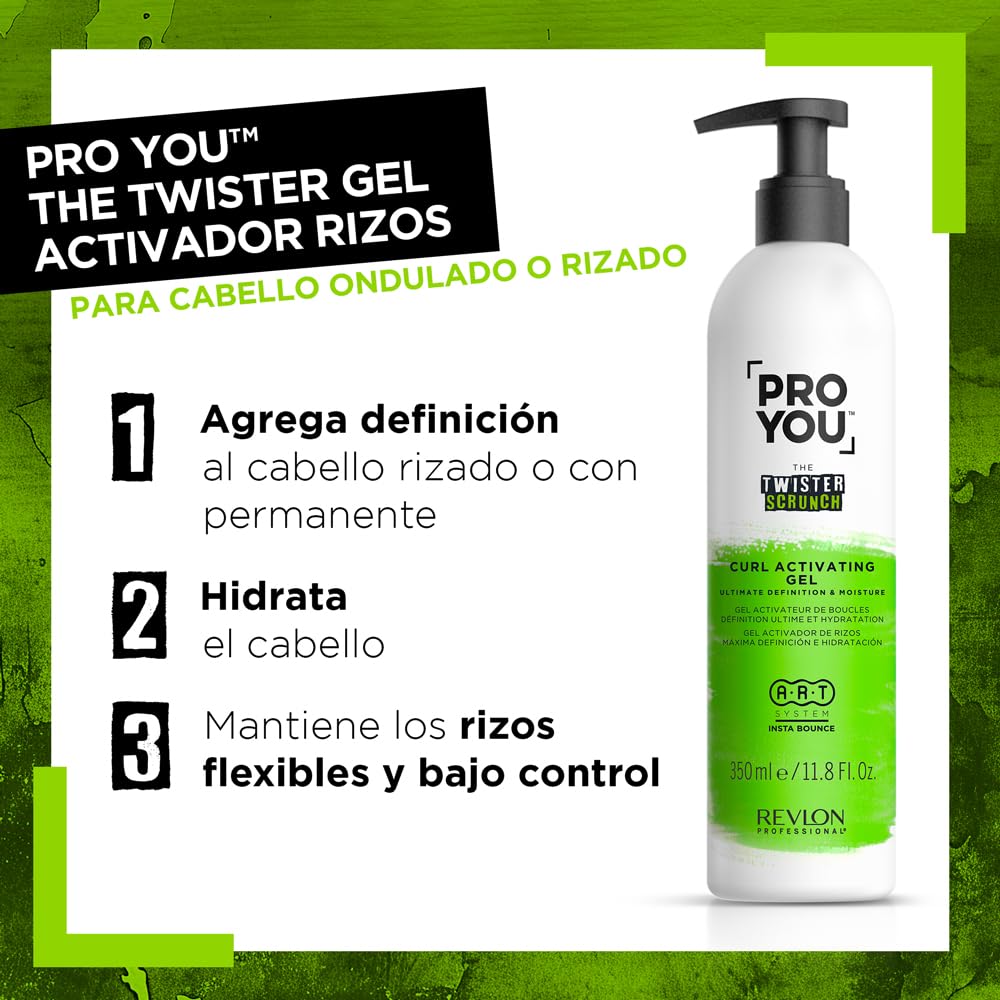 Revlon ProYou Gel Activador de Rizos - Definición e Hidratación 350 ml