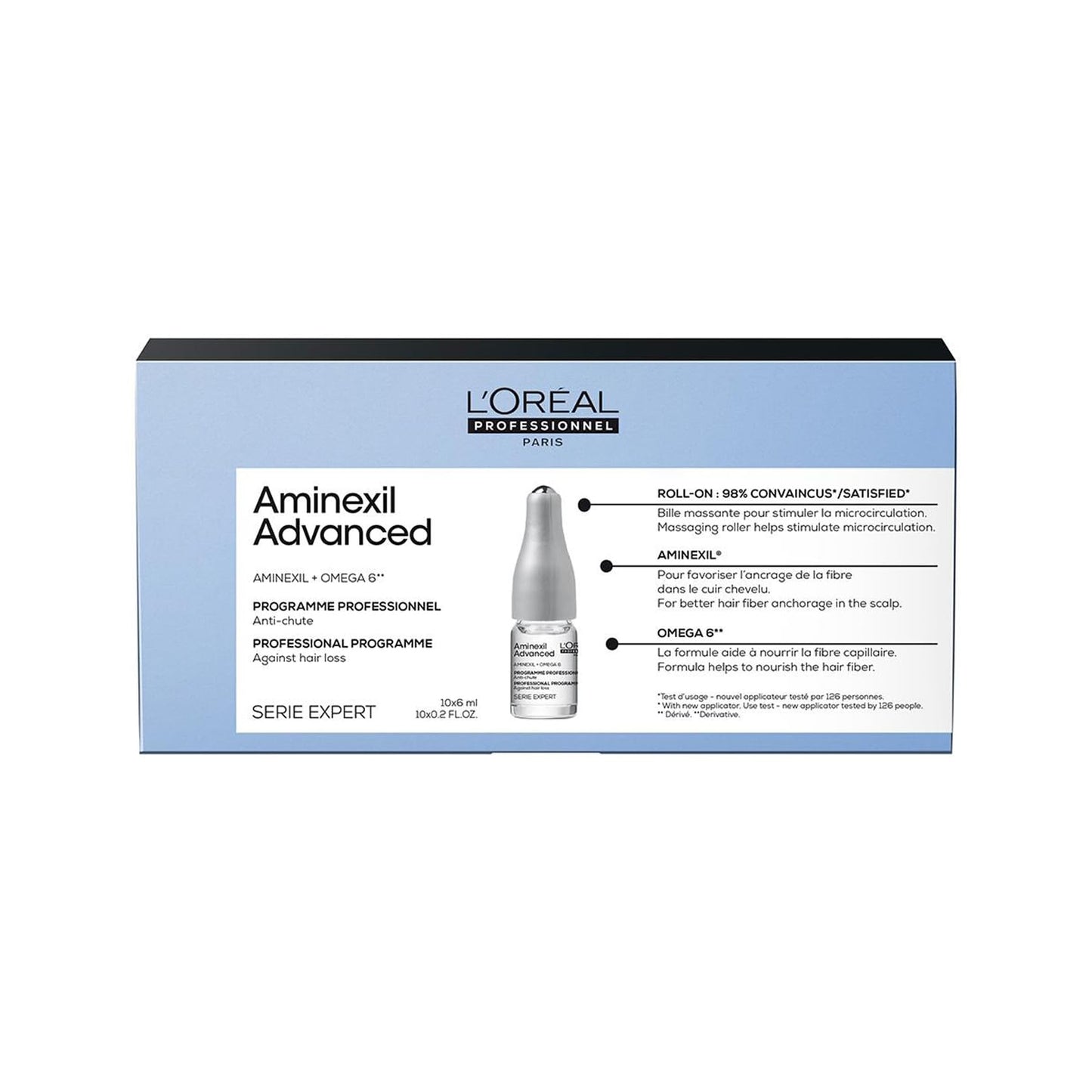 L'Oréal Aminexil Advanced - Tratamiento Anticaída Capilar 10x6ml