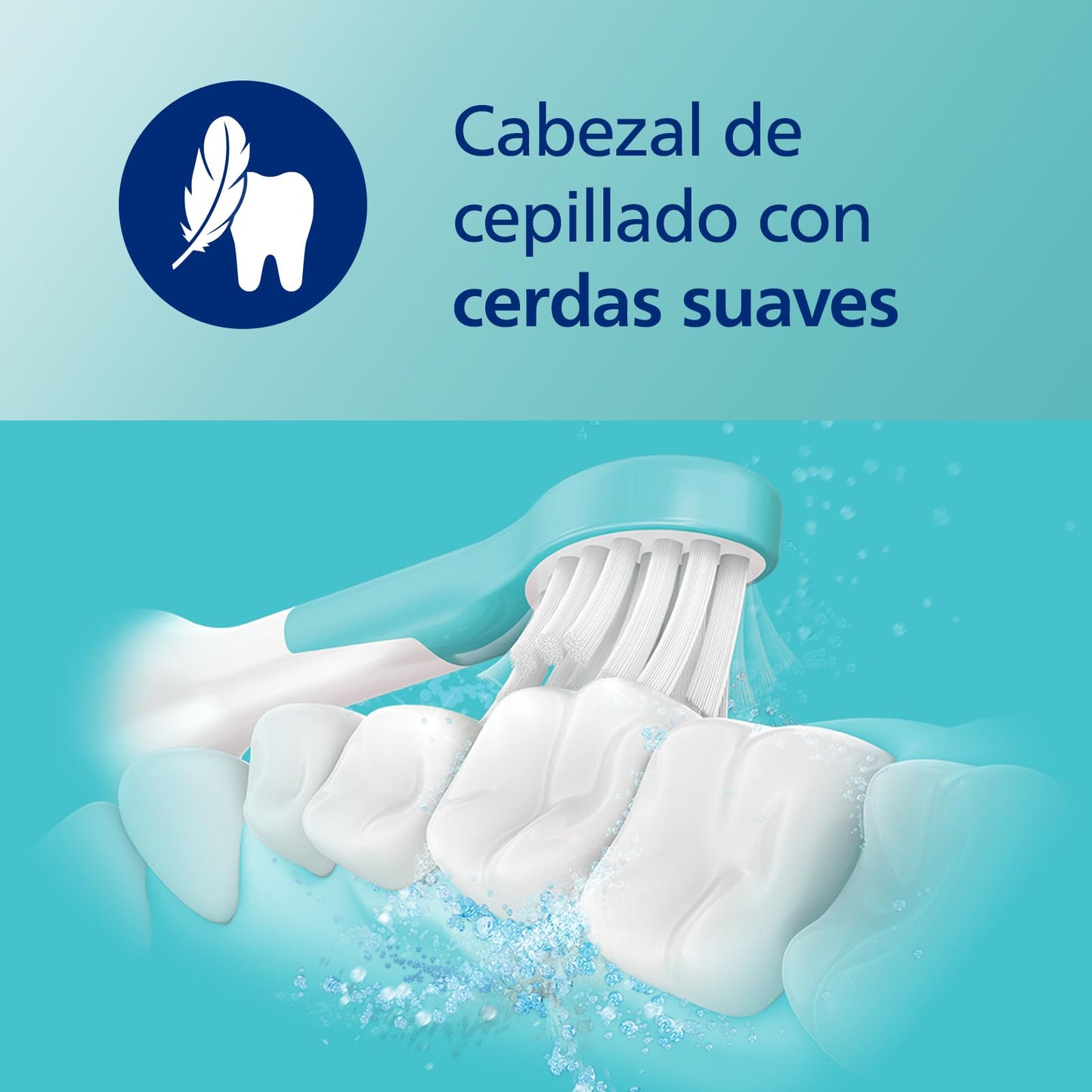 Philips Sonicare for Kids – Cepillo de Dientes Eléctrico Sónico con Bluetooth (Modelo HX6322/04)