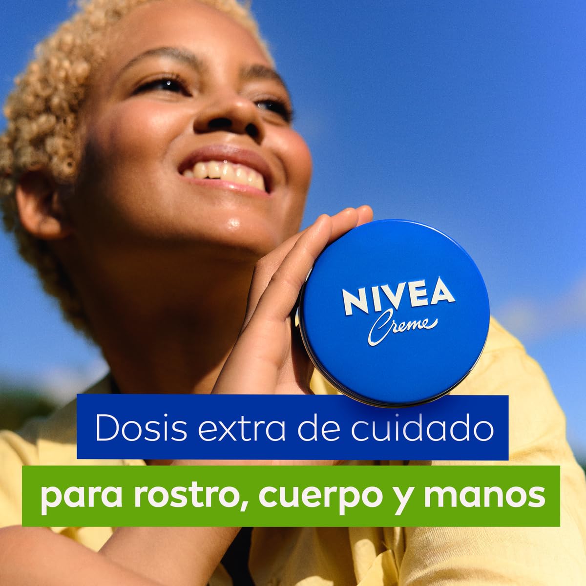 NIVEA Creme, Body and face moisturiser for the whole family, Universal cream for soft and hydrated skin, Multi-purpose cream, Fragrance-free, 400 ml (Pack of 1)