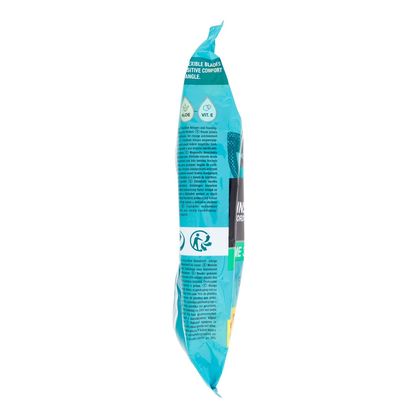 Wilkinson Sword Xtreme 3 Sensitive - Pack of 8 + 4 Disposable Razors with a Lubricating Strip of Vitamin E and Aloe Vera - Optimal for Facial Care and Softness