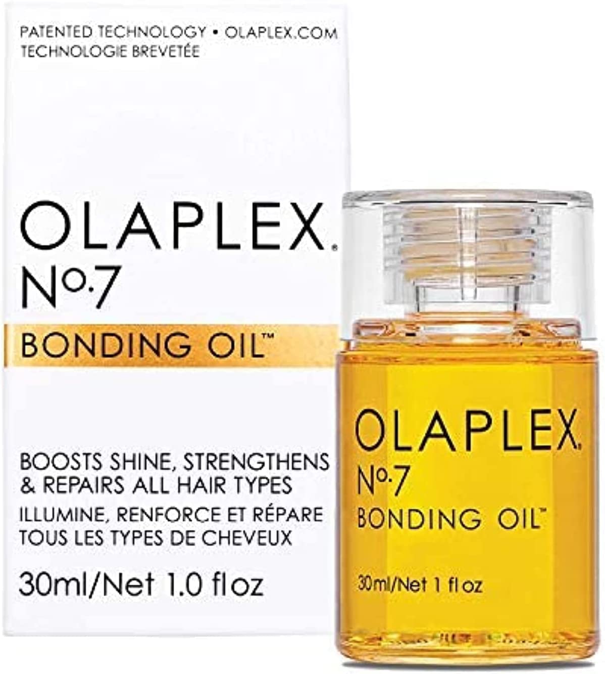 OLAPLEX No. 7 Hair Bond Repair Oil, Aloe, 30 Milliliters